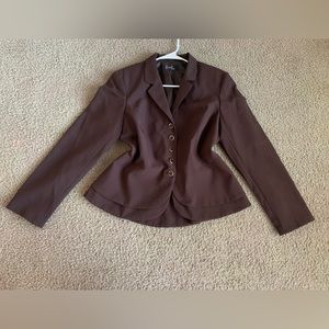 Emily Coffee Brown Women Blazers